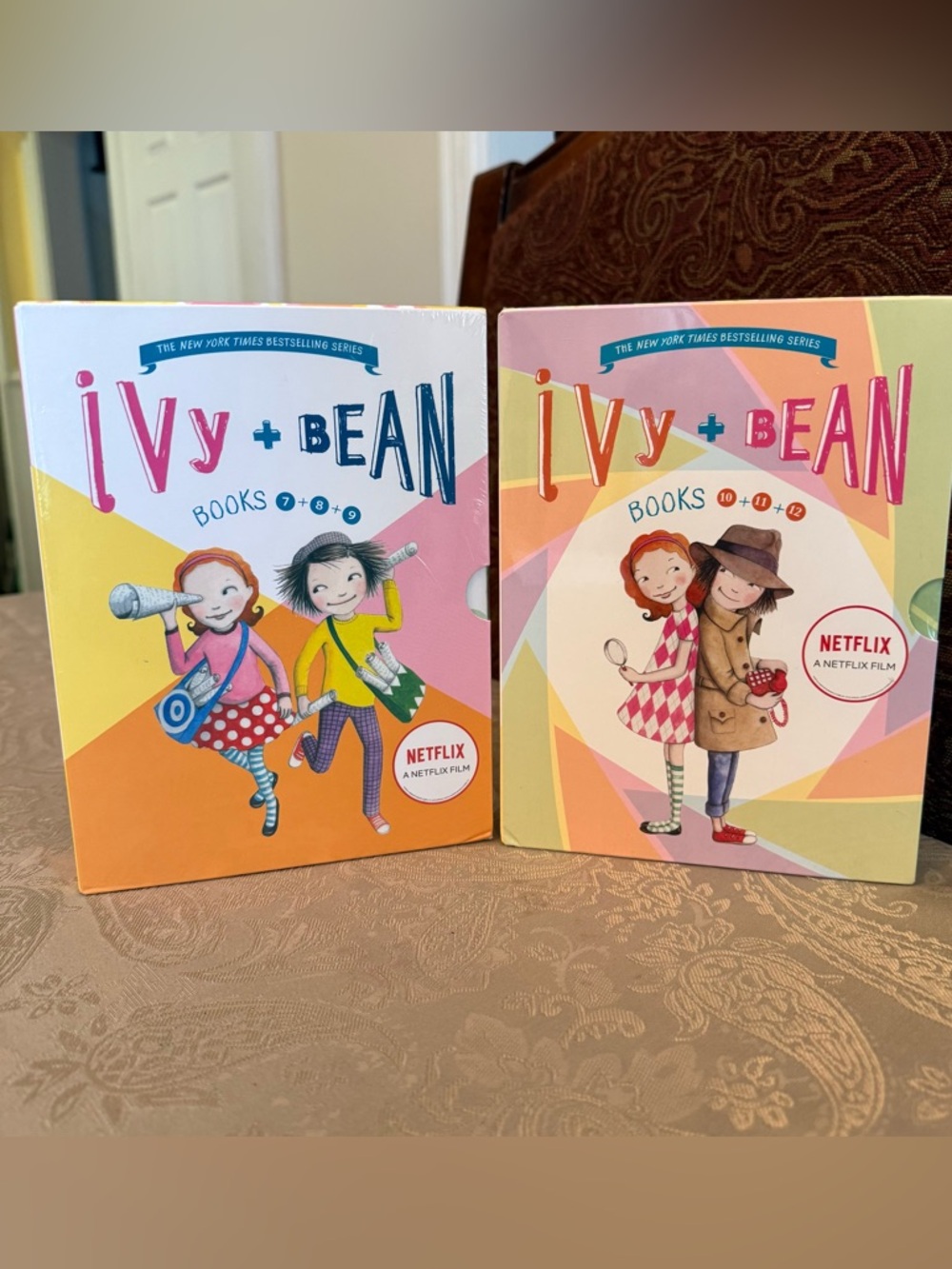 LOT of 2 Ivy & Bean Boxed Sets: Books 7- 9 & Books 10-12 (NEW & Sealed)